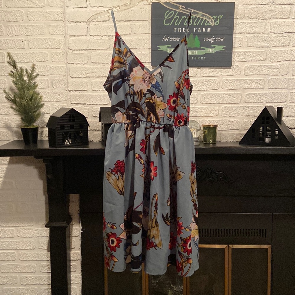 SHEIN floral multicolor floral dress size M